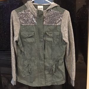 Mudd Girls zip up jacket